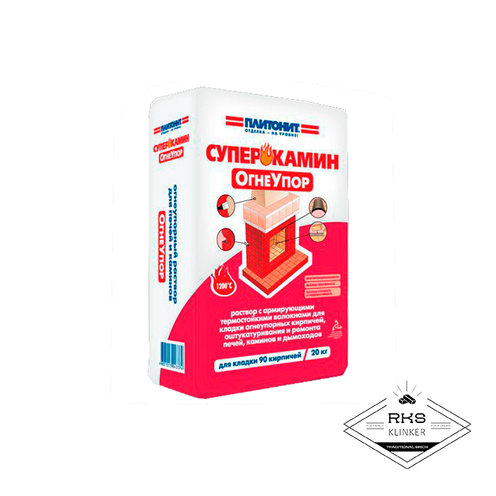 ПЛИТОНИТ-СуперКамин ОгнеУпор, 20 кг в Курске